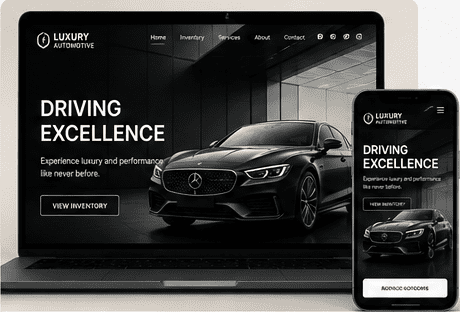 Luxury Automotive Website