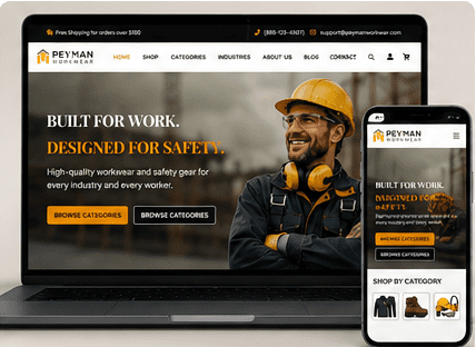 Industrial Workwear Website